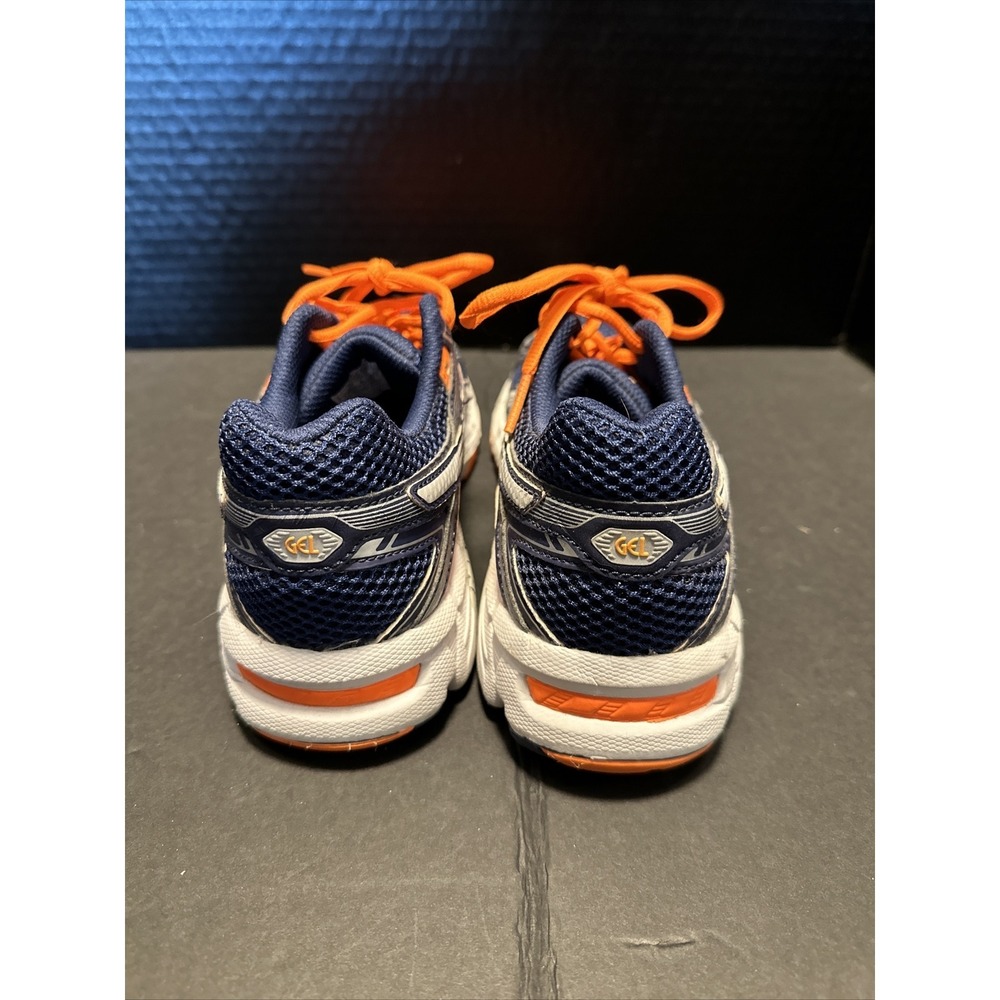 Asics GT-1000 2 Men's Running Shoes Blue Orange Size 6 Pre Owned - Picture 4 of 7
